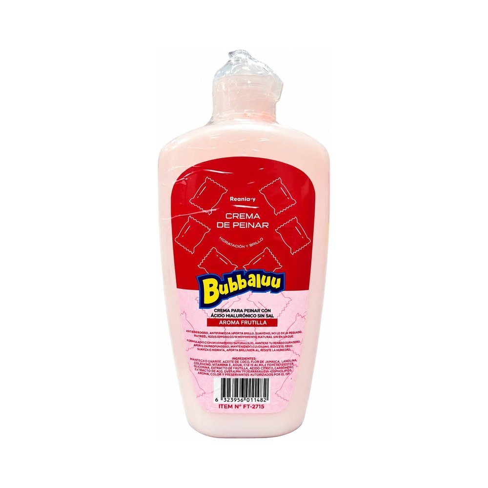 Crema De Peinar Frutilla Bubbaluu
